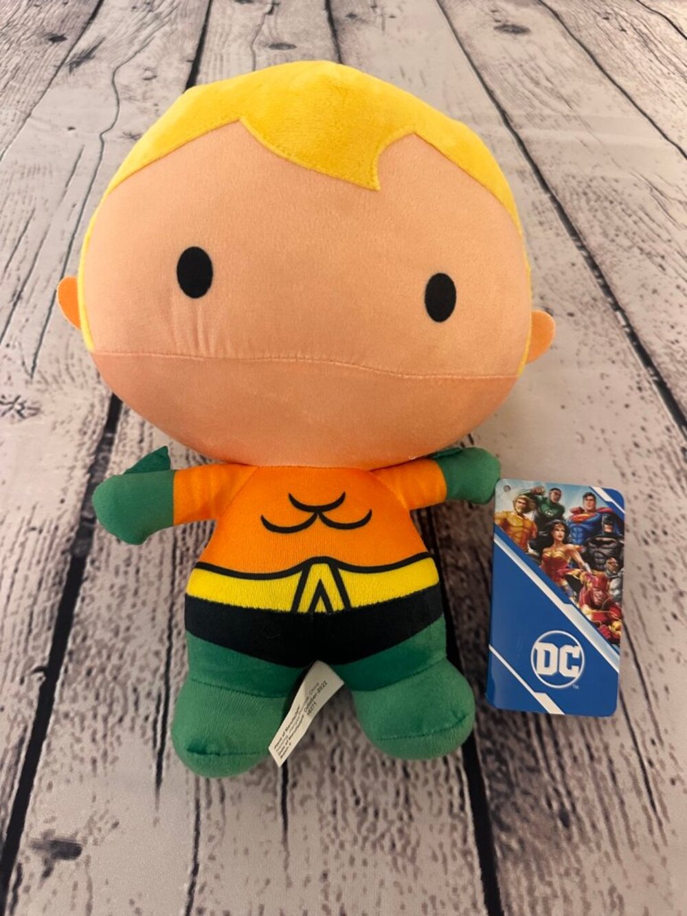 DC Justice League Chibi Aquaman 9" Plush Toy Factory New with Tags